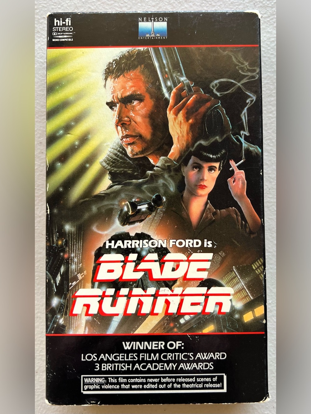 Blade Runner VHS 1987 Embassy Home Entertainment Release